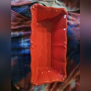 Casa Stone By Casafina Vintage Port Red Rectangular Baking Dish 11.5x5.5